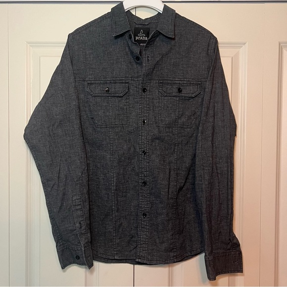 prAna men’s long sleeve button down shirt. Size M. - Picture 1 of 10